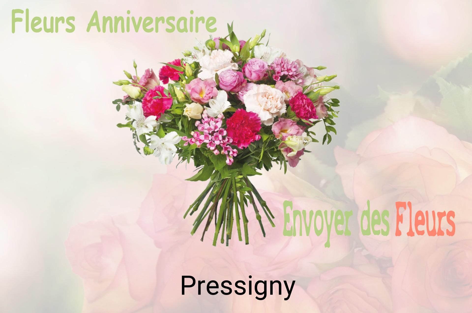 Bouquet de fleurs d’anniversaire livré à Pressigny